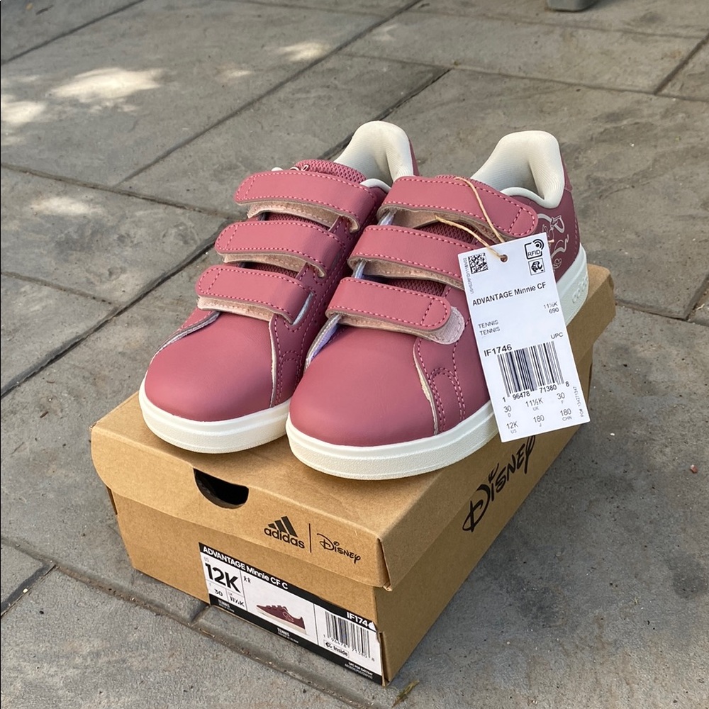 Disney Pink Sneakers with Velcro Strap